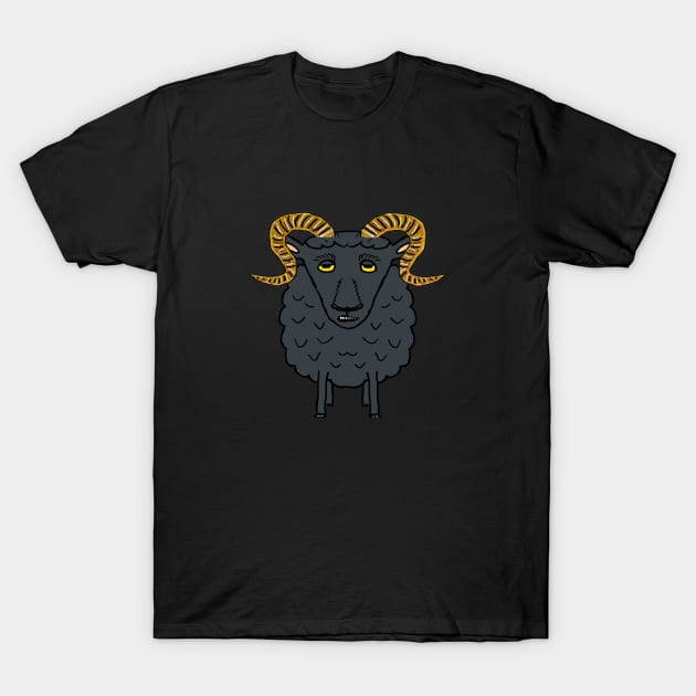 Black Sheep T-Shirt by Mark Ewbie